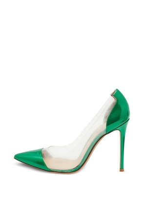 Gianvito Rossi Plexi pointed-toe pumps - Green
