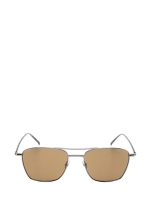 Saint Laurent Eyewear rectangle-frame sunglasses - Silver