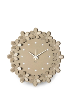 Arti & Mestieri Ume floral-motif wall clock - Neutrals