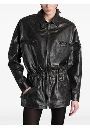 Magda Butrym zip-up cinched jacket - Black