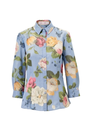 Carolina Herrera floral-print shirt - Blue