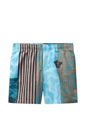 Versace printed boardshorts - Blue