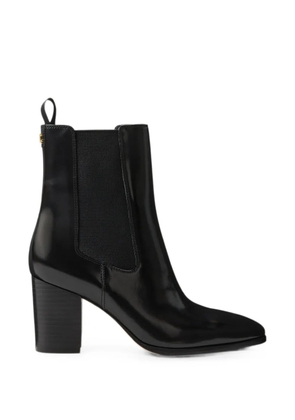 Lauren Ralph Lauren Raelynn glazed leather boots - Black