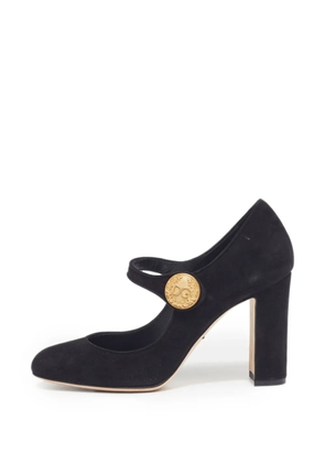 Dolce & Gabbana Pre-Owned Vally logo-button pumps - Black
