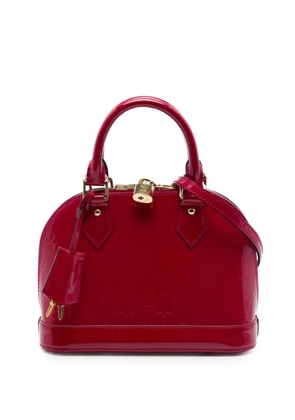 Louis Vuitton Pre-Owned 2014 Monogram Vernis Alma BB satchel - Red