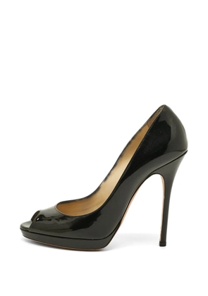 Jimmy Choo Pre-Owned Cosmic peep-toe pumps - Black