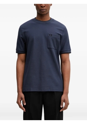 Fred Perry logo-embroidered T-shirt - Blue