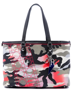 Christian Dior Pre-Owned 2011 Anselm Reyle Medium Canvas Camouflage tote bag - Grey