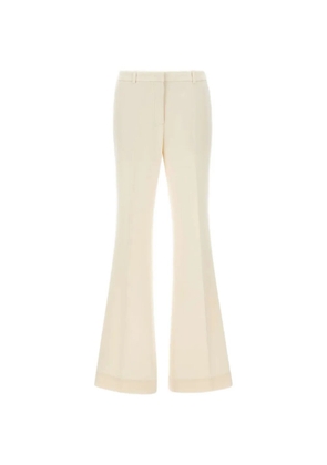 The Garment belt-loop flared-leg trousers - White