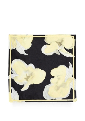 Stine Goya floral-print silk scarf - Black
