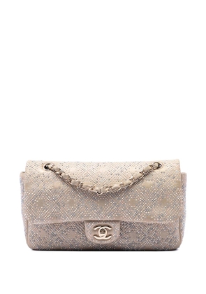 CHANEL Pre-Owned 2012-2013 Medium Metallic Lambskin Embellished Mineral Nights Single Flap shoulder bag - Brown
