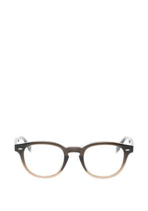 Oliver Peoples round-frame glasses - Brown