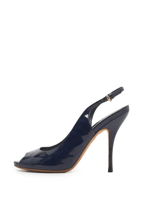 Gucci Pre-Owned peep-toe slingback pumps - Blue