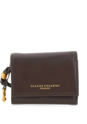 GIANNI CHIARINI logo-print leather wallet - Brown
