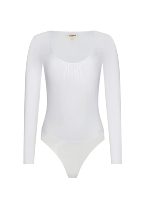 L'Agence Cassandra gathered bodysuit - White
