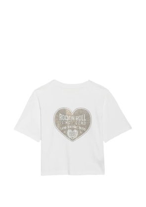 Zadig&Voltaire Taida heart-print T-shirt - White