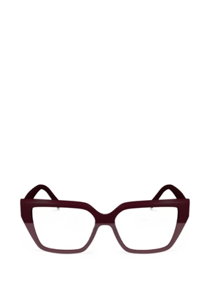 Ferragamo square-frame glasses - Red