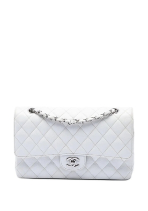 CHANEL Pre-Owned 2006-2008 Medium Classic Caviar Double Flap shoulder bag - White