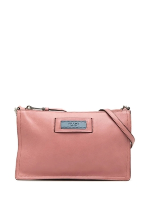 Prada Pre-Owned 2013-2026 Glace Calf Etiquette shoulder bag - Pink