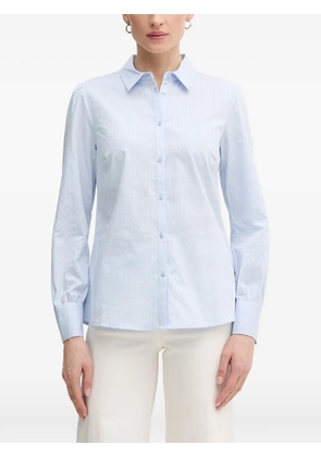 Pedro Del Hierro striped long-sleeve shirt - Blue