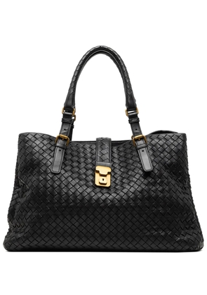 Bottega Veneta Pre-Owned 2008 Medium Nappa Intrecciato Roma tote bag - Black