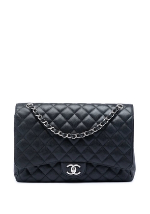 CHANEL Pre-Owned 2010-2011 Maxi Classic Caviar Double Flap shoulder bag - Black
