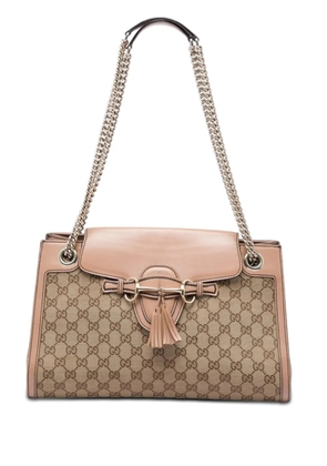 Gucci Pre-Owned 2016-2026 Large GG Canvas Emily shoulder bag - Neutrals
