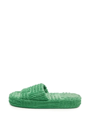 Bottega Veneta Pre-Owned Resort Sponge open-toe sandals - Green