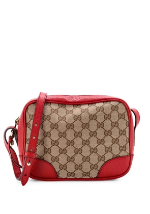 Gucci Pre-Owned Bree Disco GG Canvas with Leather Mini crossbody bag - Red