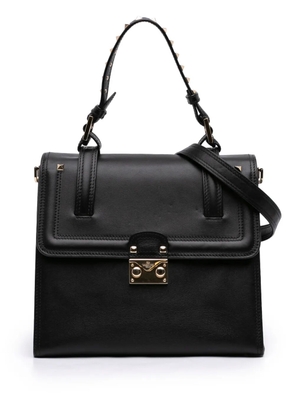 Valentino Garavani Pre-Owned 2000-2017 Leather Rockstud Cabana satchel - Black