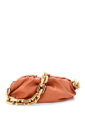 Bottega Veneta Pre-Owned The Chain Pouch Leather shoulder bag - Brown