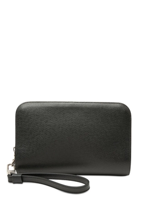 Louis Vuitton Pre-Owned 2008 Taiga Pochette Baikal clutch bag - Black