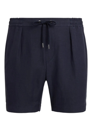 Ralph Lauren Purple Label pleated-front drawstring shorts - Blue
