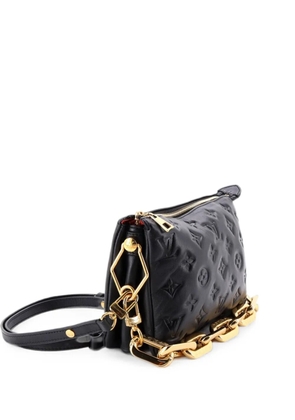 Louis Vuitton Pre-Owned Coussin Bag Monogram Embossed Lambskin BB crossbody bag - Black