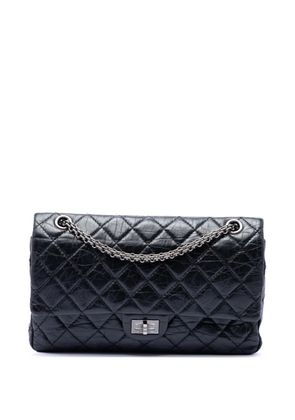 CHANEL Pre-Owned 2012 Quilted Aged Calfskin Reissue 2.55 Double Flap 226 shoulder bag - Black