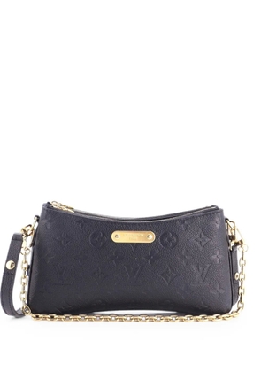 Louis Vuitton Pre-Owned Liv Pochette Monogram Embossed Leather shoulder bag - Black