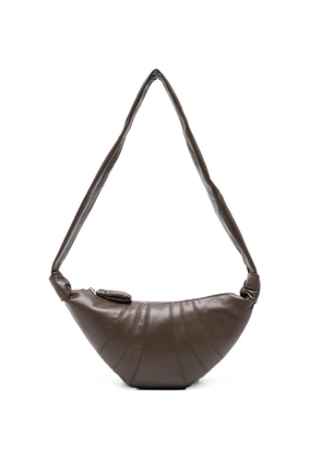 LEMAIRE small Croissant panelled shoulder bag - Brown
