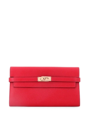 Hermès Pre-Owned Kelly Wallet Epsom Long small wallets - Red