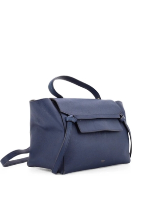 Celine Pre-Owned Belt Bag Textured Leather Mini shoulder bag - Blue