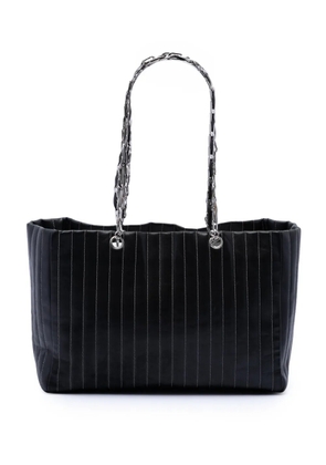 CHANEL Pre-Owned 2005-2006 Large Lambskin Vertical Quilted Mademoiselle tote bag - Black