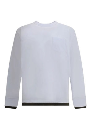 sacai pocket long-sleeve T-shirt - White