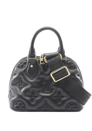 Louis Vuitton Pre-Owned 2021-2026 Monogram Calfskin Bubblegram Alma BB satchel - Black