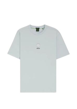BOSS logo-print t-shirt - Blue