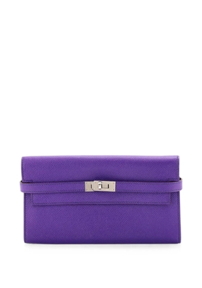 Hermès Pre-Owned Kelly Wallet Epsom Long small wallets - Purple