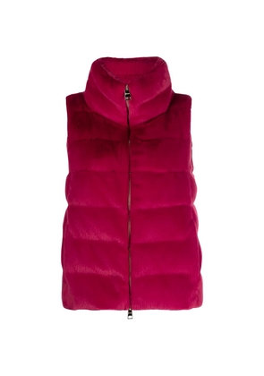 Herno faux-fur padded gilet - Pink