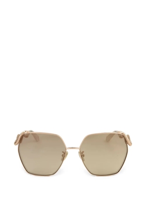 Roberto Cavalli snake-detail sunglasses - Pink