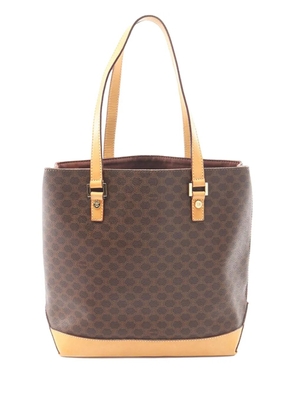 Celine Pre-Owned 2000-2026 Macadam Coated Canvas tote bag - Brown