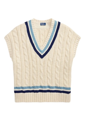 Polo Ralph Lauren cable-knit vest - White