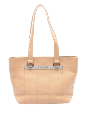 CHANEL Pre-Owned 2005-2006 Choco Bar Caviar tote bag - Neutrals