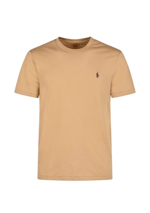 Polo Ralph Lauren embroidered-logo short-sleeve T-shirt - Neutrals